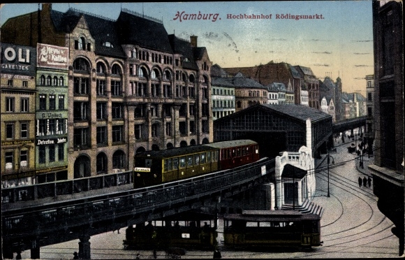 PC Hamburg, Rödingsmarkt elevated station, G. Umbach detectives, elevated railway to Barmbek