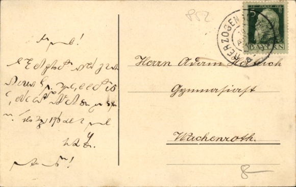 Postcard Herzogenaurach in Middle Franconia, Liebfrauenhaus