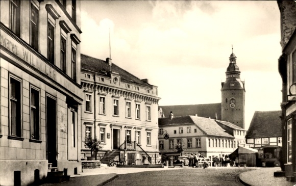 Postcard Havelberg in Saxony-Anhalt, Karl Marx Platz