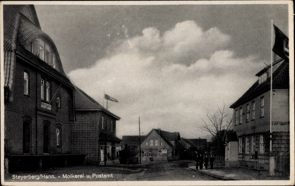 PC Steyerberg Hannover, dairy and post office, flagpole