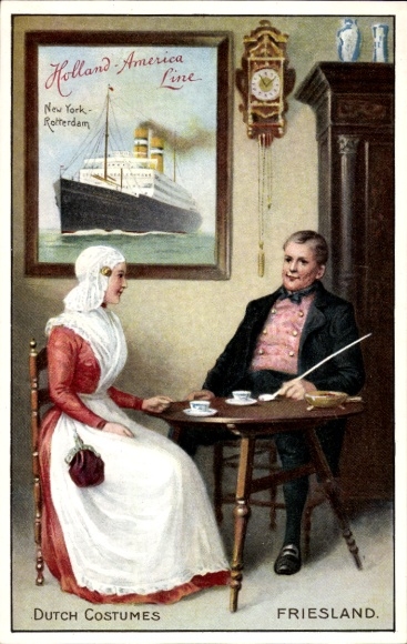 Artist PC Dutch costumes, Friesland, Holland America Line