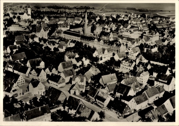 Ak Trossingen auf der Baar, Fliegeraufnahme