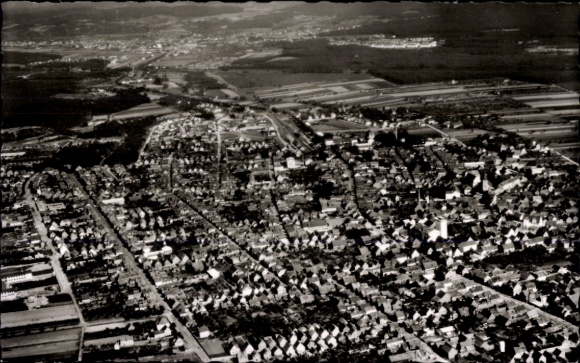 Pfungstadt Hesse, aerial photograph