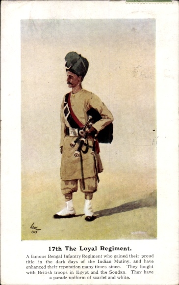 PC The Loyal Regiment, A famous Bengal Infantry Regiment