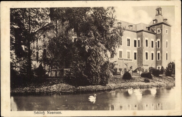 Postcard Willich North Rhine Westphalia, Neersen Castle