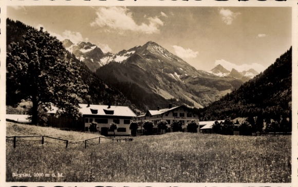 Ak Birgsau, Steinschartenkopf, Wilder Mann, Wildes Männle, Rotgundspitze