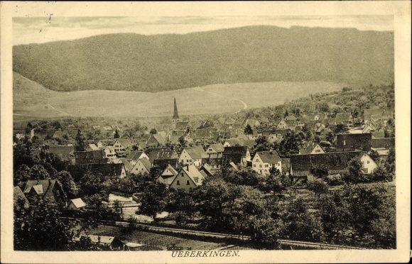 PC Bad Überkingen in Baden Württemberg, total view of the village