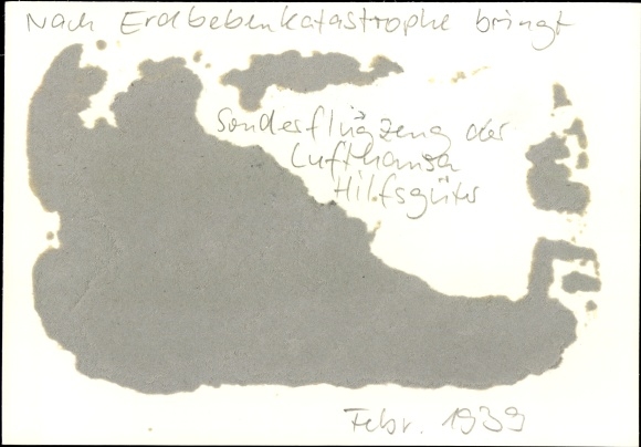 Foto Hoffmann, Dornier Do 26 Seefalke Flugboot, Lufthansa, Hilfsgüter für chilenische Erdbebenopfer