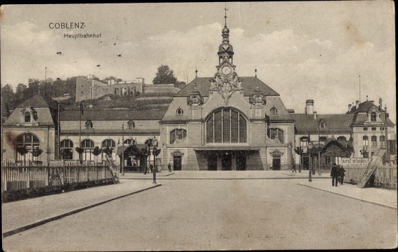 Ak Koblenz am Rhein, Hauptbahnhof