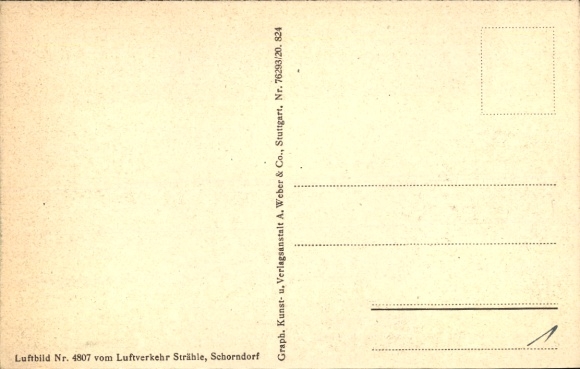 Postcard Sebastiansweiler Mössingen in Baden Württemberg, Christian rest home, aerial photograph