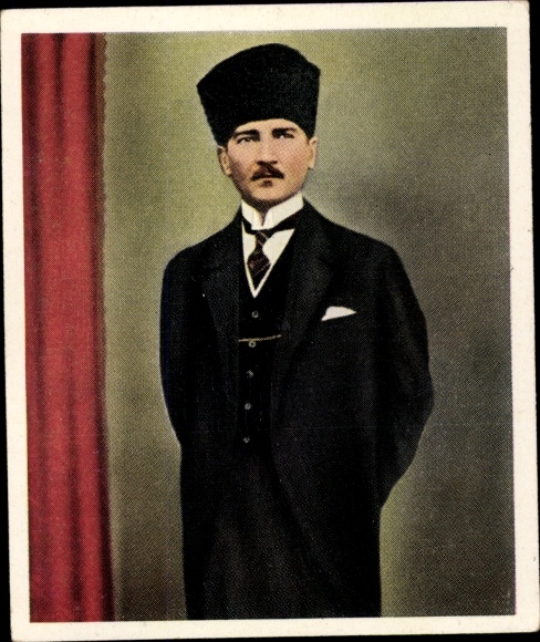 Collector's picture The Post-War Period No. 95, November 1925, Kemal Pasha, Turkish military leader