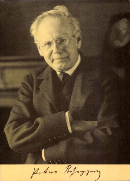 Pisarz i poeta Ak, dr Peter Rosegger, portret