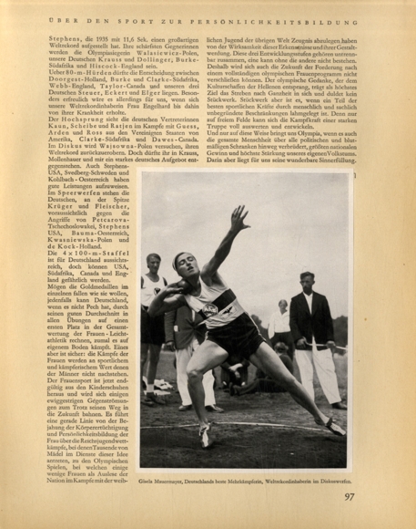1936 Olympics Volume I collective picture album Reemtsma cigarettes, Hamburg-Bahrenfeld 1936