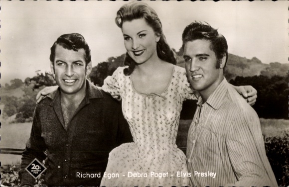 Elvis Presley, aktor Richard Egon, Debra Paget, dym z broni i gorące piosenki