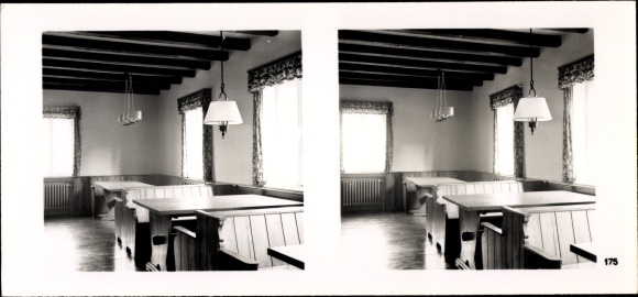 Stereo spatial image photo &quot;The NS model companies 1937-38&quot; No. 485 III/175 Bünder Tonwerk Bünde Westphalia