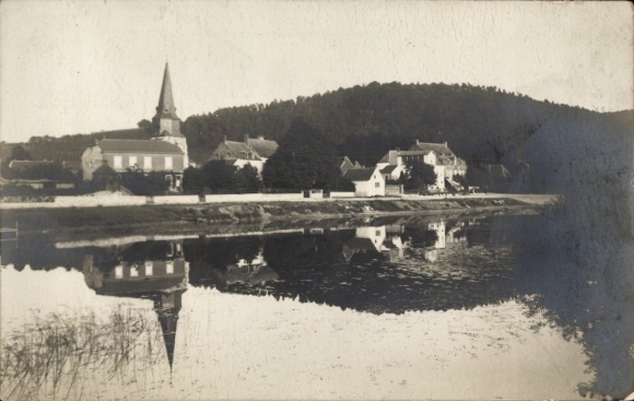 Ak Namur Wallonien, Teilansicht mit Kirche