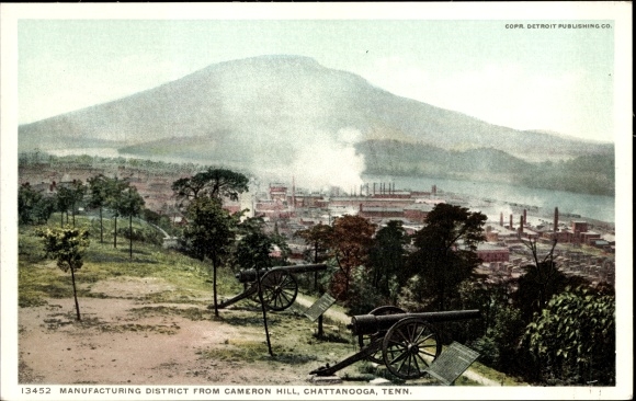 Ak Chattanooga Tennessee USA, Produktionsbezirk von Cameron Hill