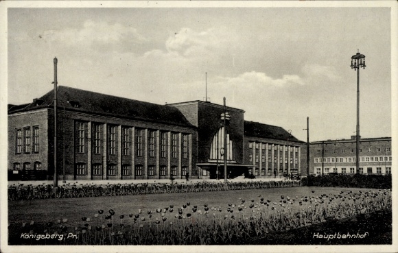 Ak Kaliningrad Königsberg Ostpreußen, Hauptbahnhof