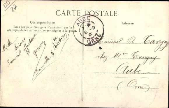 Postcard Damville Eure, Panoramic View