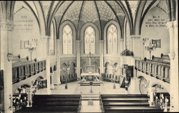 PC Dresden Pieschen, St. Mark&#39;s Church, interior view