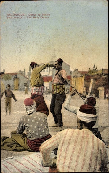 Ak Thessaloniki Griechenland, Danse du Ventre