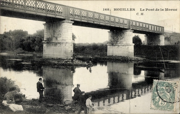 Ak Houilles-Yvelines, Le Pont de la Morue