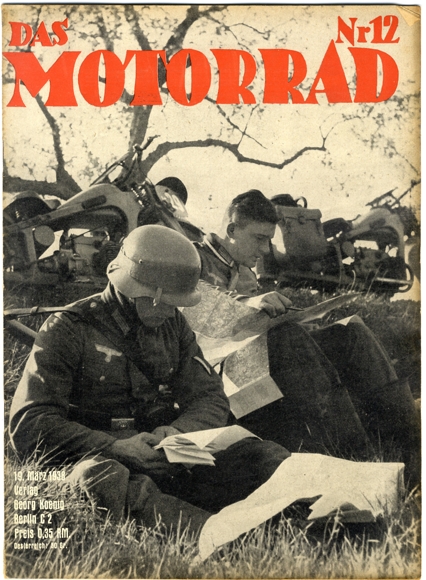 Zeitschrift "Das Motorrad"  Heft 12 19. März 1938