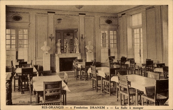 CPA Ris Orangis Essonne, Fondation Dranem, La Salle à manger
