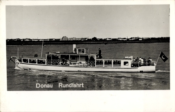 Ak Donau Rundfahrt, Dampfer