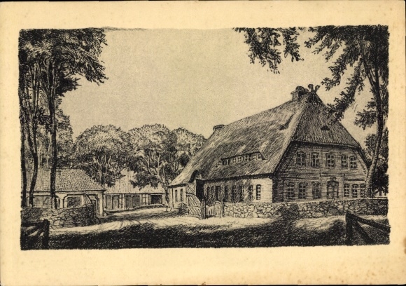 Ansichtkaart Amelinghausen in de Lüneburger Heide, Hof