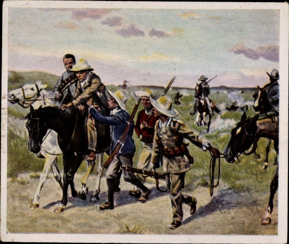 Verzamelfoto's van de Duitse geschiedenis, Becker, Hendrik Witbois, slag bij Fahlgras 1905