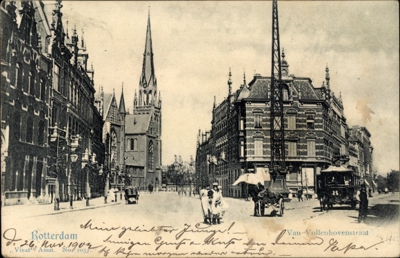 PC Rotterdam South Holland Netherlands, Van Vollenbovenstraat, horse-drawn tram