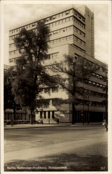 Ak Berlin Tiergarten, Kathreiner-Hochhaus, Potsdamer Straße