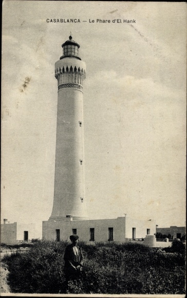 Postcard Casablanca Marokko, Le Phare d&#39;El Hank