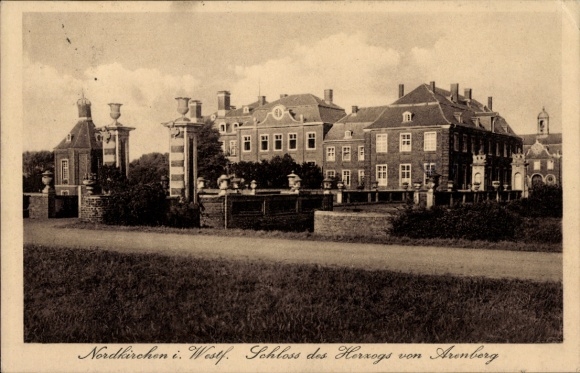 Postcard Nordkirchen in Westphalia, Castle of the Duke of Arenberg, s building,