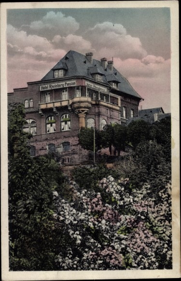 Ak Urbach im Westerwald, Weinhaus Pension Rheinberg