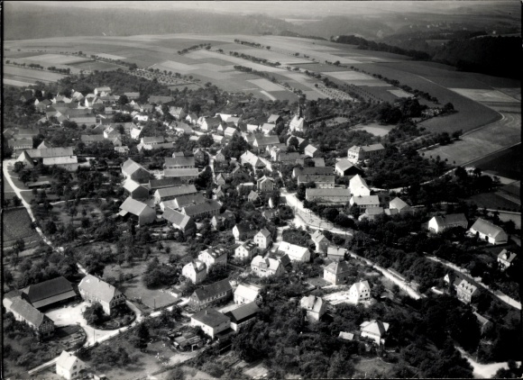 Foto Somsdorf Freital in Sachsen, Fliegeraufnahme
