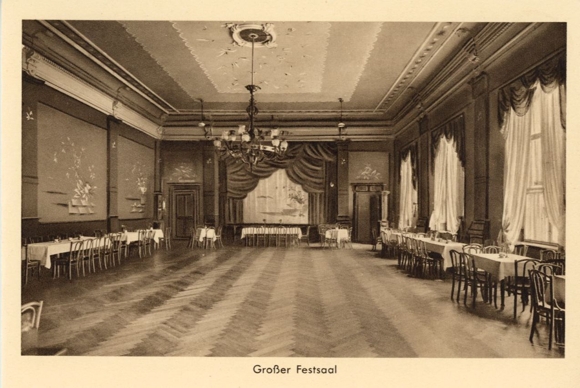 Folding ticket 3-fold Rheinsberg in der Mark, Hotel zum Ratskeller