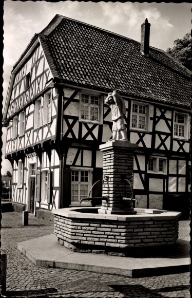 Ansichtkaart Herdecke an der Ruhr, Sackträgerbrunnen