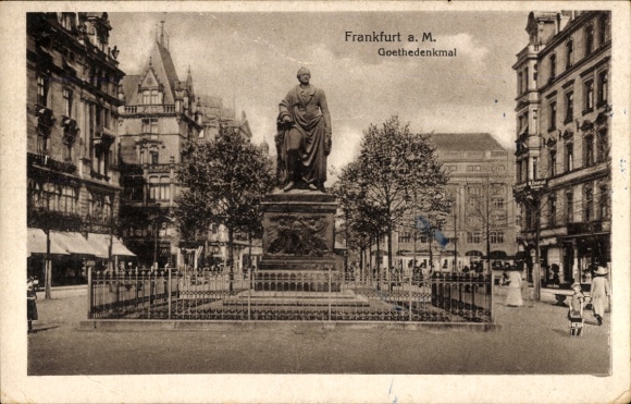 KP Frankfurt nad Menem, pomnik Goethego