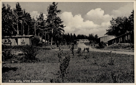 Ak Herrenhof in Thüringen, RAD-Abteilung 4/232