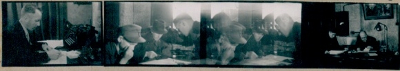 Contact print photos Berlin Tiergarten, Meyer Europa office, Birkenstraße, 4 photos approx. 4x2 cm