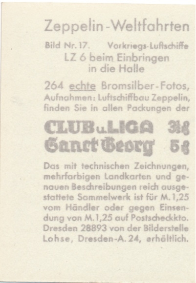 Collectieve foto Zeppelin wereldreizen Foto 17 vooroorlogse luchtschepen, LZ 6 wordt de hal binnengebracht