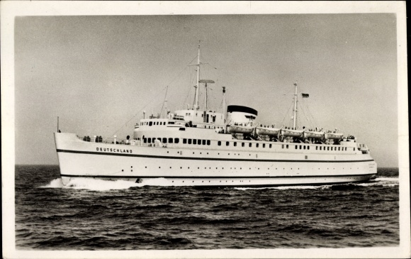 Ansichtkaart veerboot Duitsland