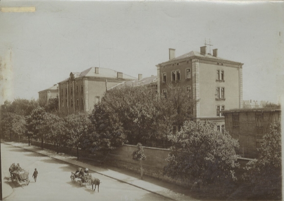 Original photo France, Lorraine, Saargemünd (Sarreguemines), barracks, around 1900