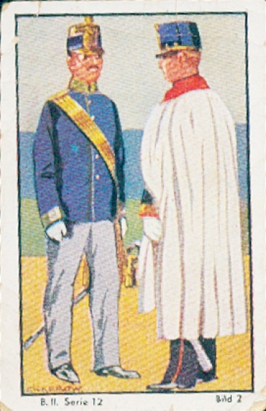 Collector's picture from the soldier's life of all nations, Austrian Army, Hungarian General Staff