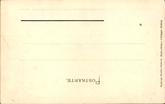 Artist Postcard Kulstrunk, F., Salzburg in Austria, Part at the Town Hall