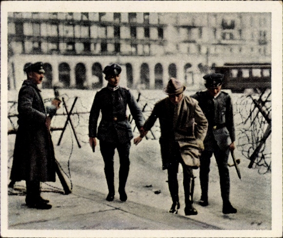 Sammelbild Die Nachkriegszeit Nr. 38, Februar 1921, Die politischen Leidenschaften, Hamburg
