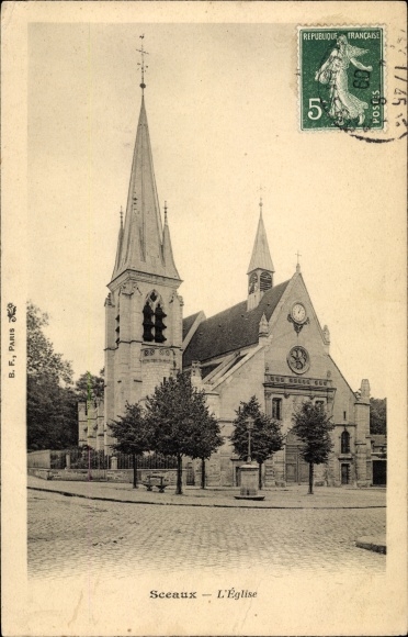Ak Sceaux Haut de Seine, L'Eglise