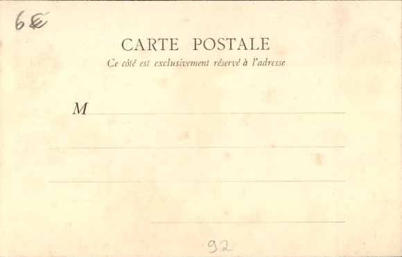 Postcard Robinson Hauts de Seine, Route de Malabris, riders on donkeys